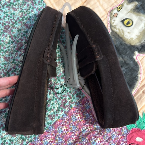 New Goodfellow & Co. Bodhi Genuine Suede Loafer Slippers Men’s Size 7 Brown - Picture 4 of 10